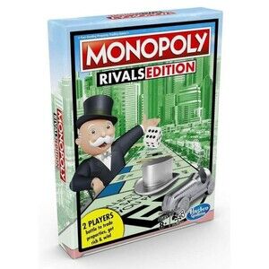 Monopoly Rivals Edition 2 Player Game Hasbro Gaming New Factory Sealed